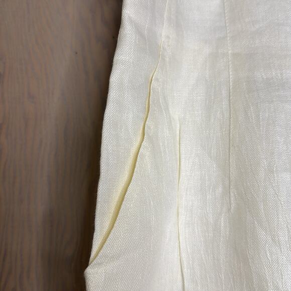 Vintage NWT Umberto Ginocchietti Women's White Pencil Skirt - Picture 3 of 6